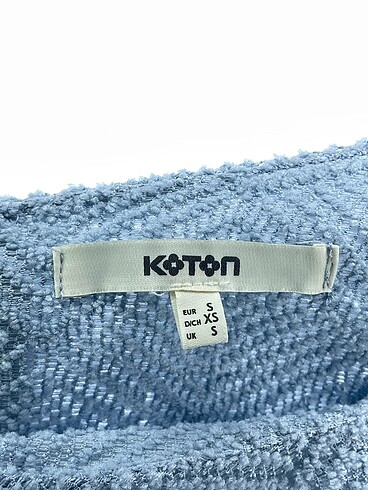 s Beden mavi Renk Koton Bluz %70 İndirimli.
