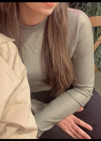 simli bluz crop