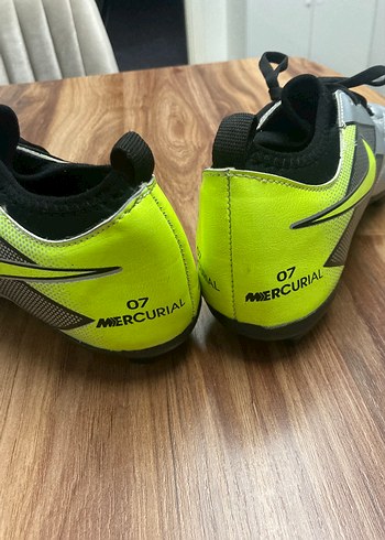 Gri Bağcıklı Erkek Futbol Ayakkabısı Krampon - Görsel 5