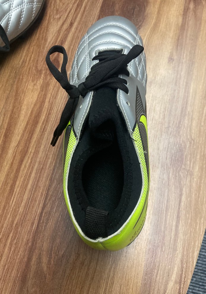 Gri Bağcıklı Erkek Futbol Ayakkabısı Krampon - Görsel 4