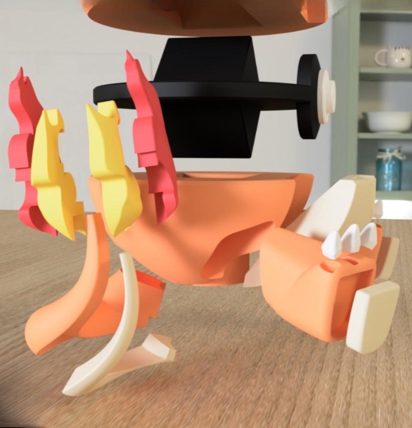 Pokemon Charmander Poketopu - Görsel 3