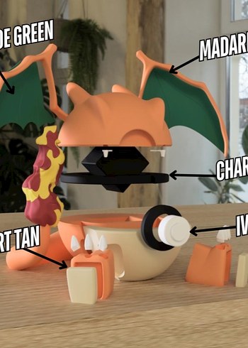 Pokemon Charizard Pokeball - Görsel 2