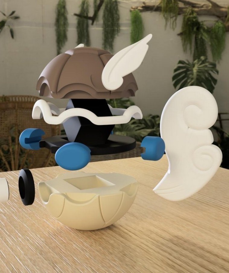 Pokemon Wartortle Pokeball - Görsel 4