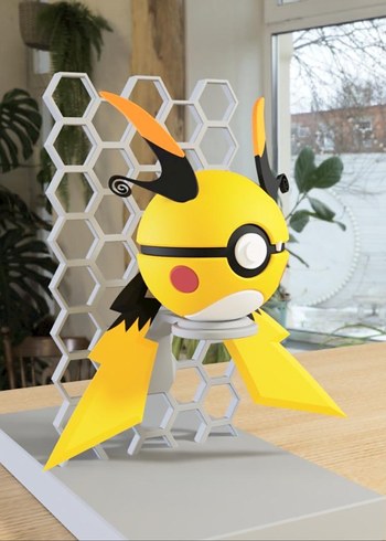 Pokemon Mega Raichu Pokeball - Görsel 4