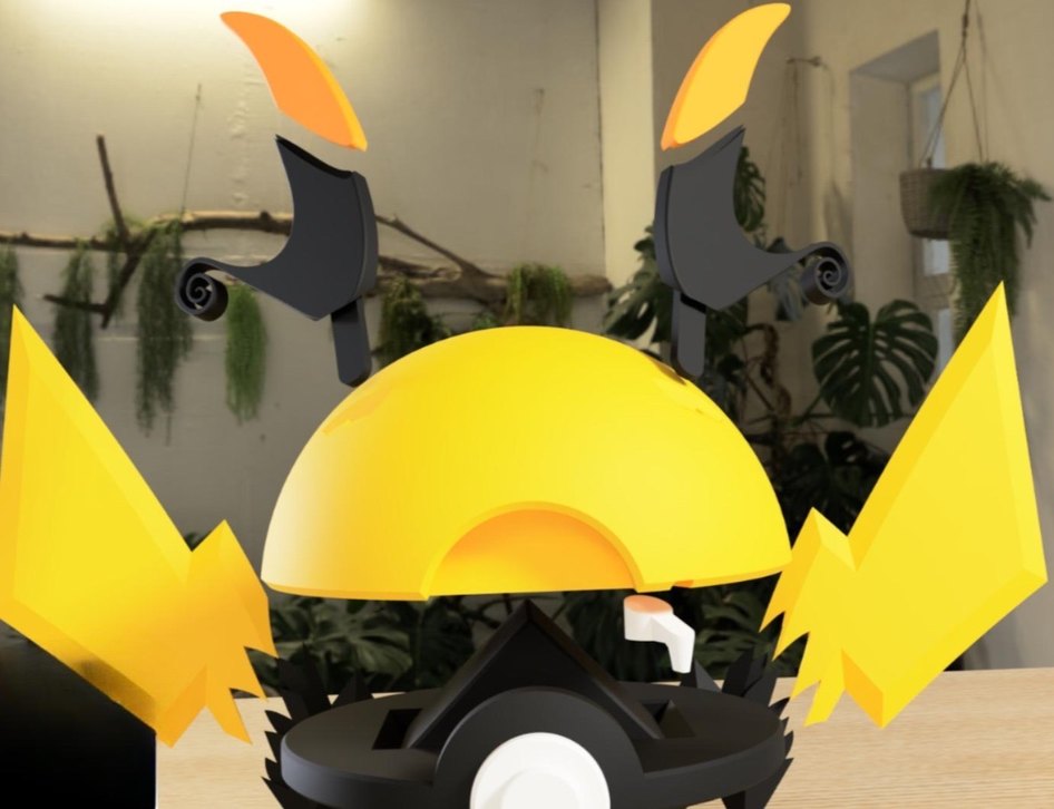 Pokemon Mega Raichu Pokeball - Görsel 2