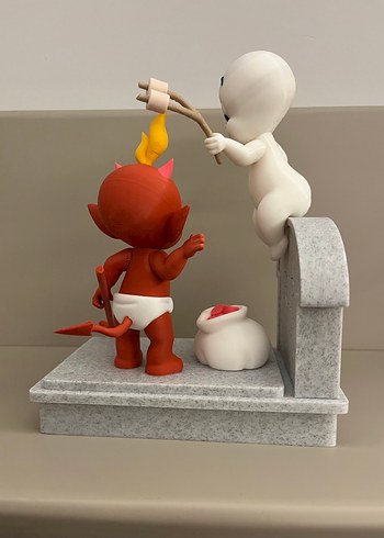 Casper ve Şeytan Diorama Figür - Görsel 5