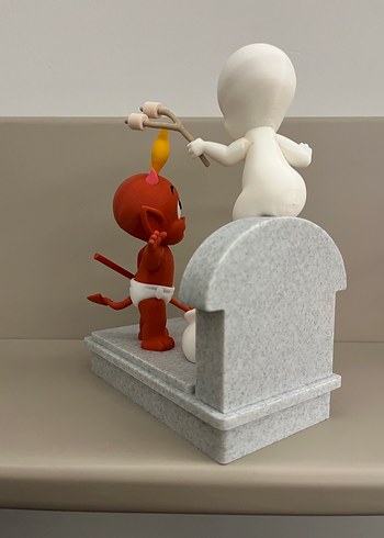 Casper ve Şeytan Diorama Figür - Görsel 6