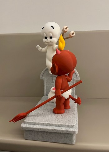 Casper ve Şeytan Diorama Figür - Görsel 3