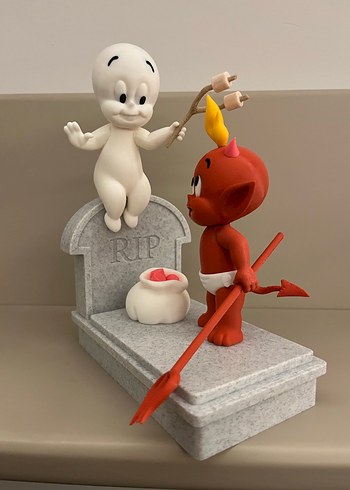 Casper ve Şeytan Diorama Figür - Görsel 2