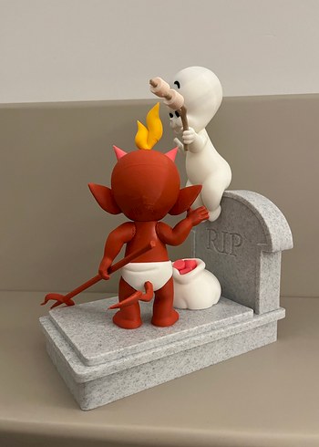 Casper ve Şeytan Diorama Figür - Görsel 4