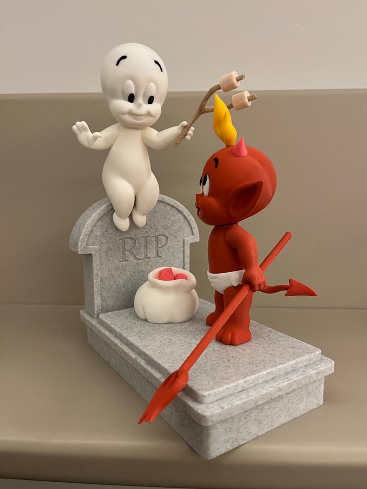 Casper ve Şeytan Diorama Figür - Görsel 2