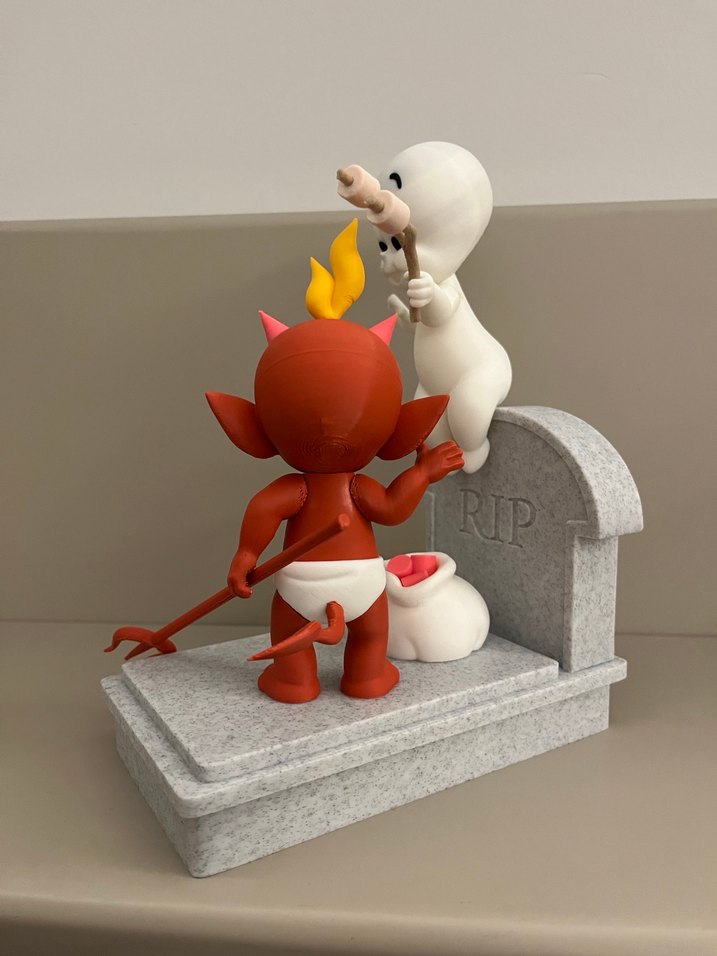 Casper ve Şeytan Diorama Figür - Görsel 4