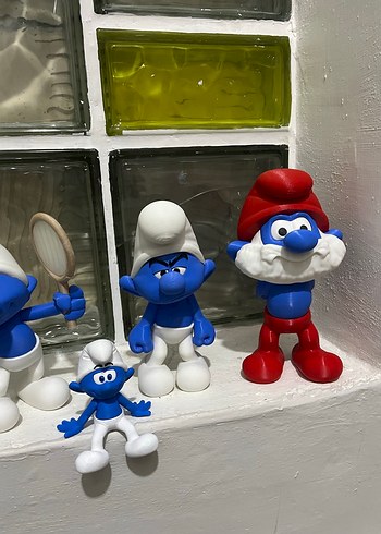 Şirinler karışık Figürleri - Görsel 4