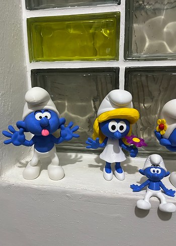 Şirinler karışık Figürleri - Görsel 2