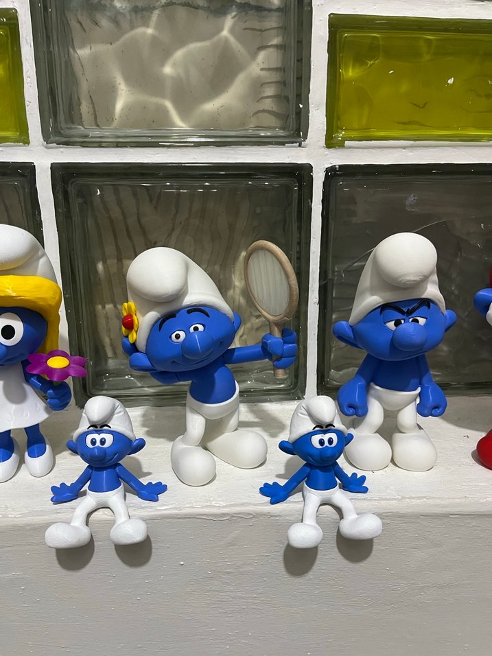 Şirinler karışık Figürleri - Görsel 3