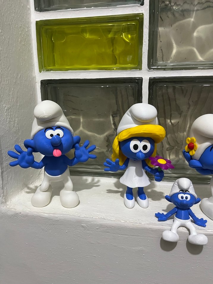 Şirinler karışık Figürleri - Görsel 2