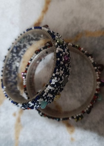 Renkli Boncuklu Bohem Bileklik - Görsel 3