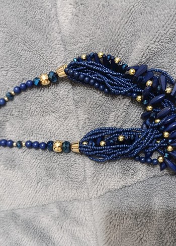 Renkli Boncuklu Bohem Kolye - Görsel 4