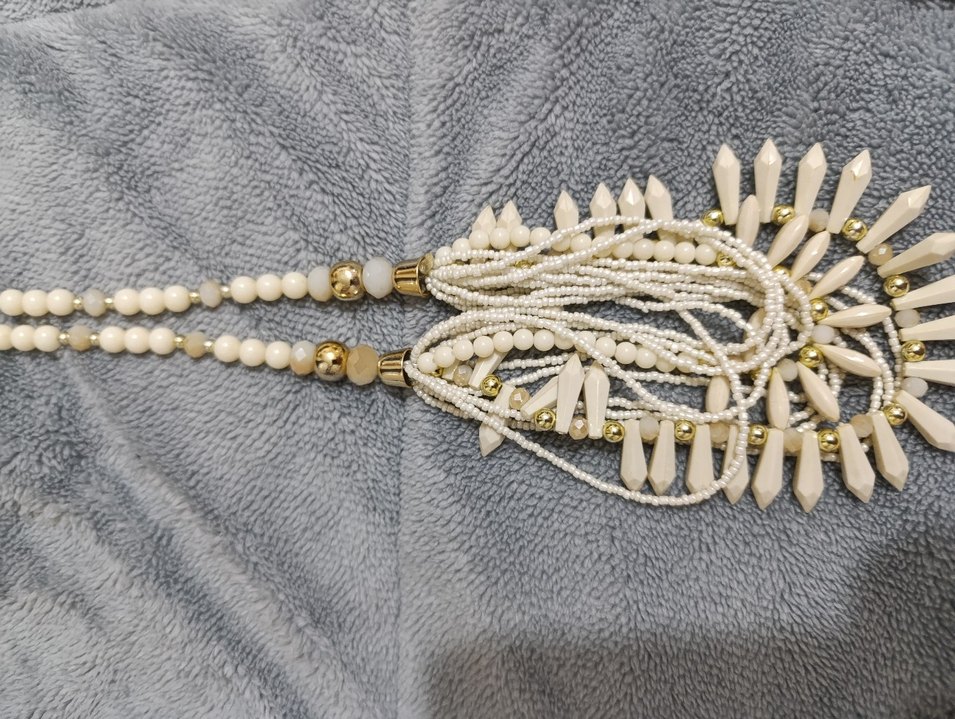 Renkli Boncuklu Bohem Kolye - Görsel 3