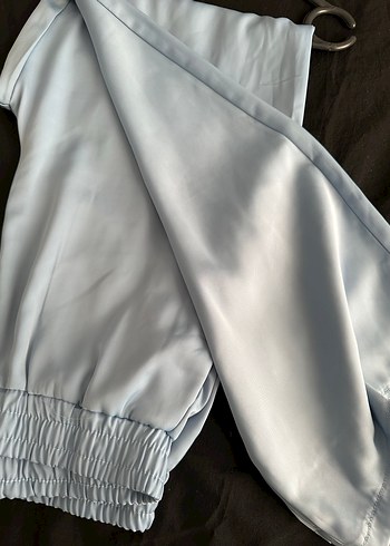 Drapeli Uzun Kollu bebe mavisi  takım - Görsel 2