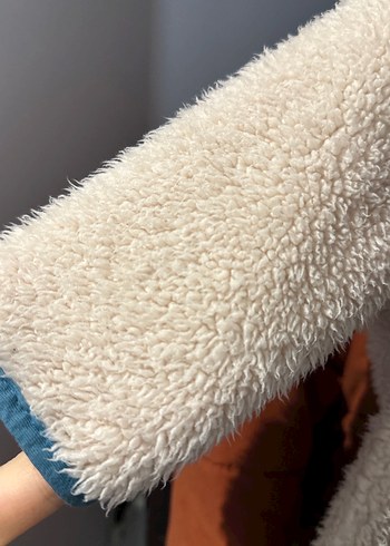 Bej Peluş Erkek Çocuk Ceket - Görsel 2