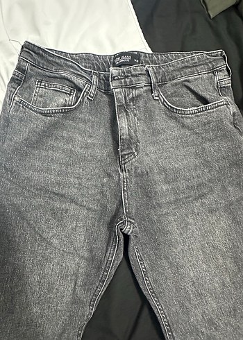 Gri Regular Fit Erkek Denim Pantolon - Görsel 2