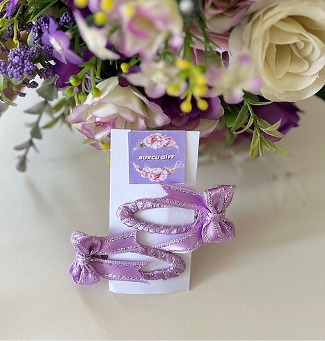 Fiyonklu çiçekli ve saten tokalarımız - Görsel 4