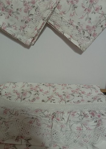 Pembe Nakışlı Nevresim takımı - Görsel 2