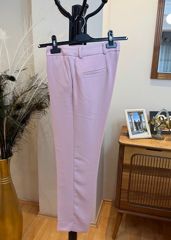 Pembe Uzun Kollu Nakışlı Kadın Elbise - Görsel 6