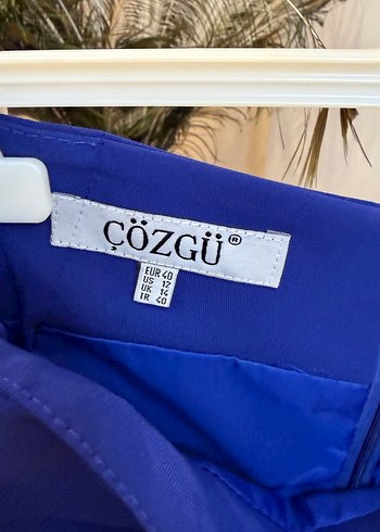 Boncuk İşlemeli Mavi Kadın Ceket - Görsel 6