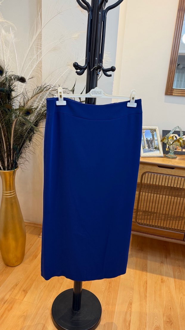 Boncuk İşlemeli Mavi Kadın Ceket - Görsel 5