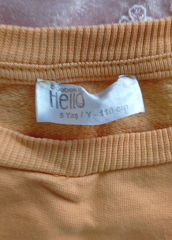 Kız Çocuk Renkli Baskılı Sweatshirt - Görsel 2