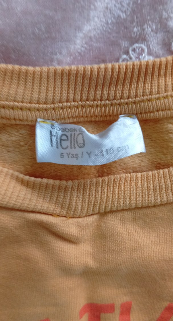 Kız Çocuk Renkli Baskılı Sweatshirt - Görsel 2