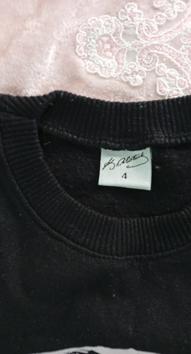 Siyah Baskılı Erkek çocuk sweet - Görsel 2