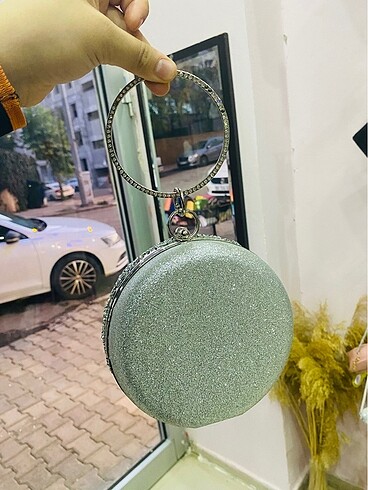  Beden gri Renk Abiye çanta