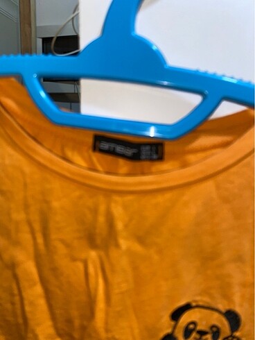 Zara Turuncu tişört crop