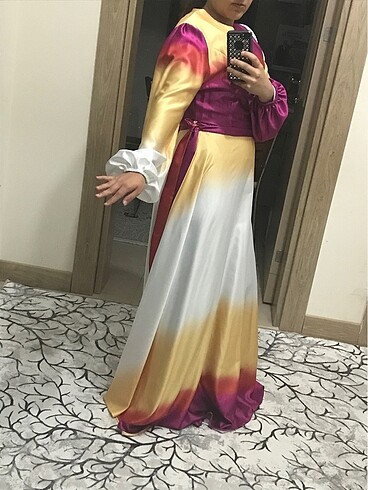 Abiye Saten elbise