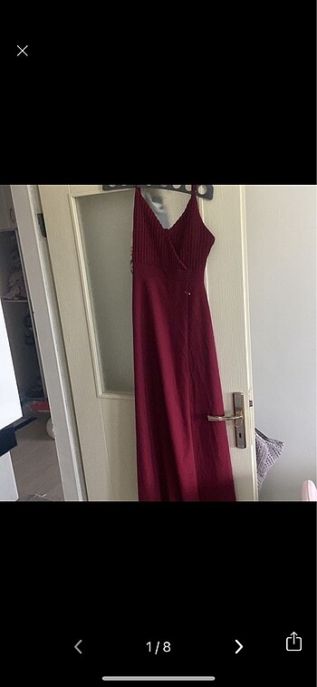 Bordo elbise