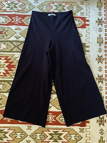 siyah bol kumas pantolon