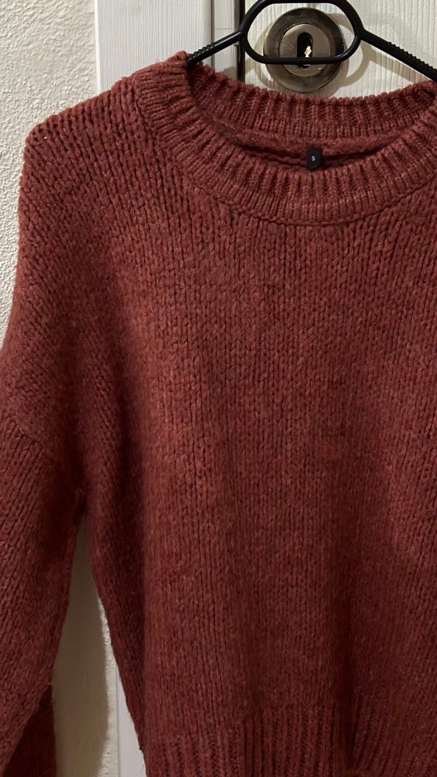 kiremit rengi kazak - Görsel 2