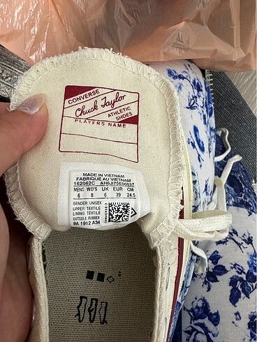 39 Beden ten rengi Renk Kadın converse