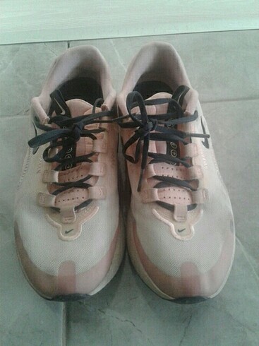 Orijinal Nike running pembe spor ayakkabı 