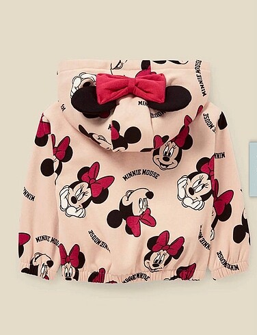 4 Yaş Beden pembe Renk Zara Minnie Mouse Kapüşonlu İkili Takım