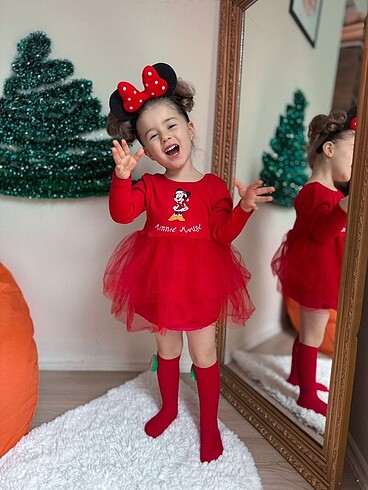 Zara Zara Minnie Tüllü Tütü yeni yıl elbise