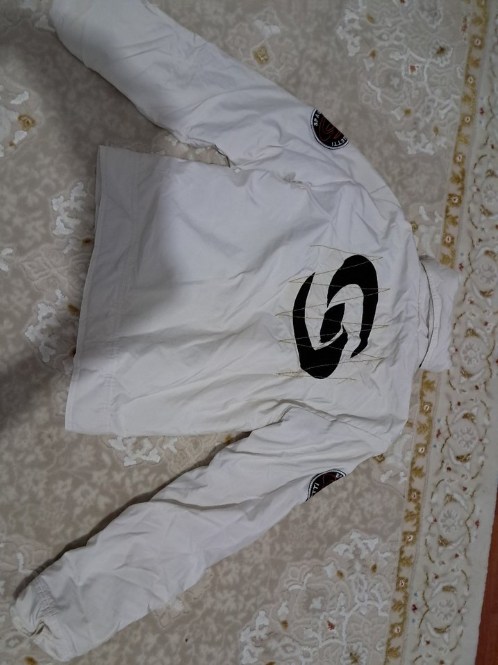 Erkek Beyaz Kapüşonlu Kayak Ceketi - Görsel 2