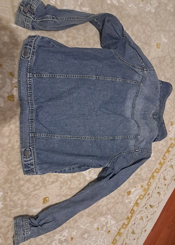 Düğmeli Mavi Erkek Kot Ceket - Görsel 3