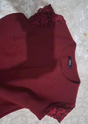 Bordo Uzun Abiye Elbise - Görsel 2