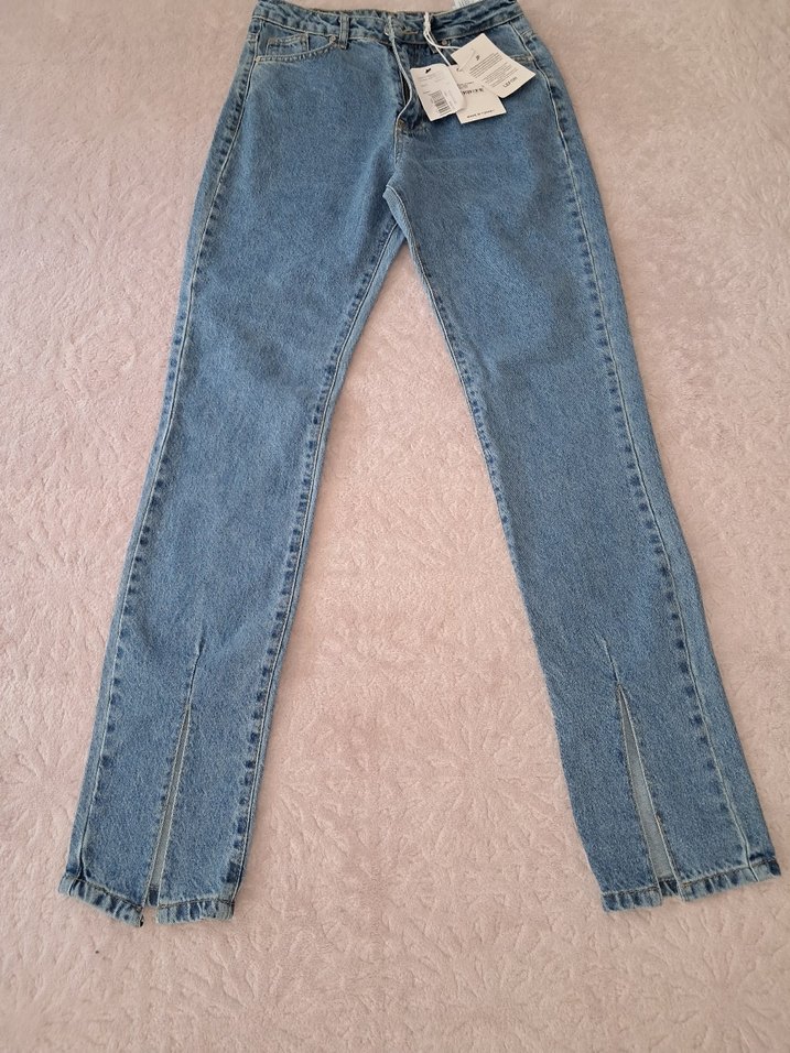 Mavi Kadın Denim Jean, Yırtmaçlı, Regular Fit - Görsel 2