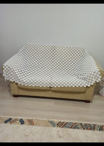 Beyaz Dantel masa örtüsü - Görsel 2