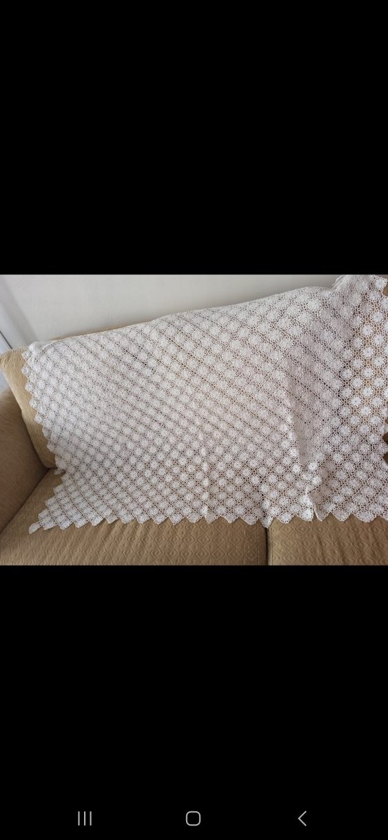 Beyaz Dantel masa örtüsü - Görsel 3